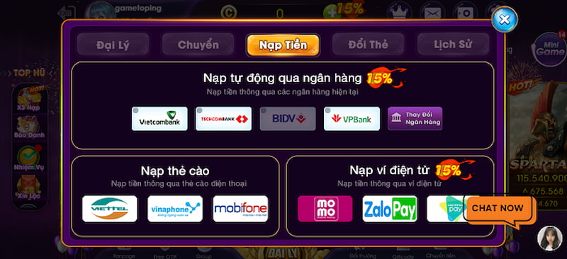 Hướng dẫn nạp tiền Choangclub chi tiết, đơn giản dễ thực hiện